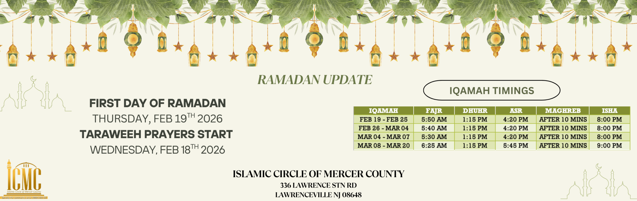 Banner Ramadan Update 2026